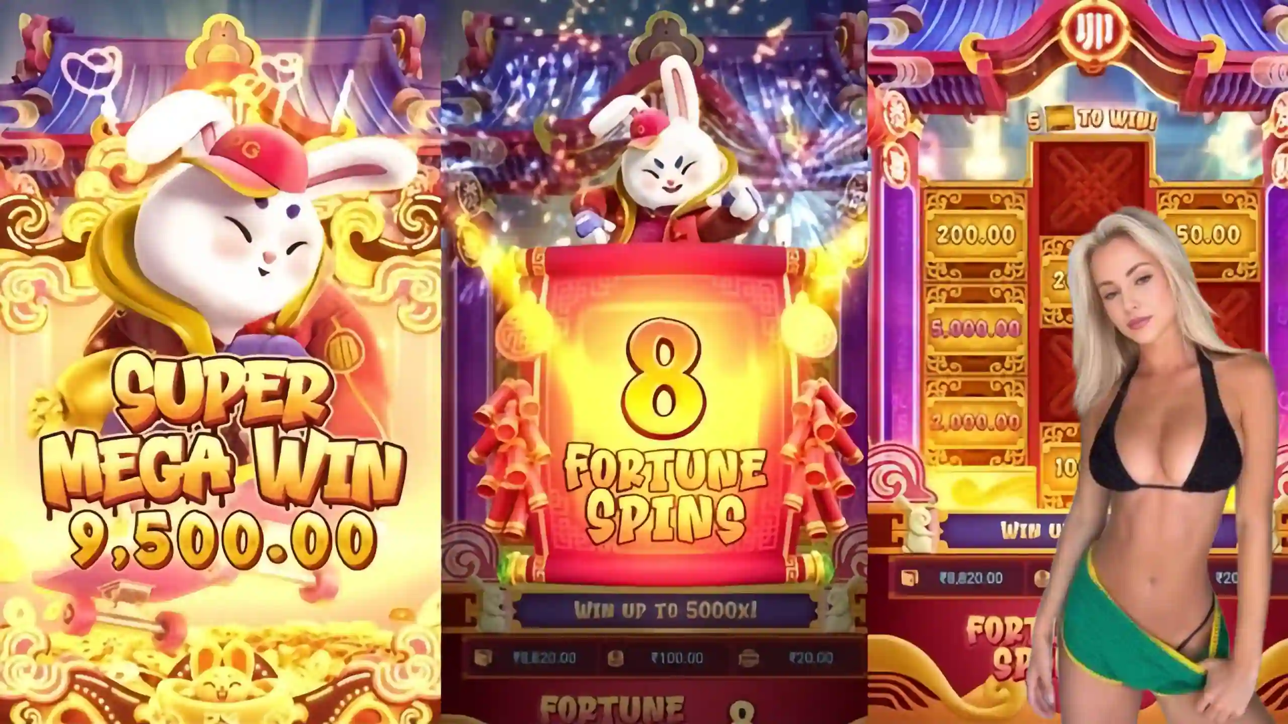 Wild Expansivo Fortune Rabbit a28 - Coelho Dourado que Expande